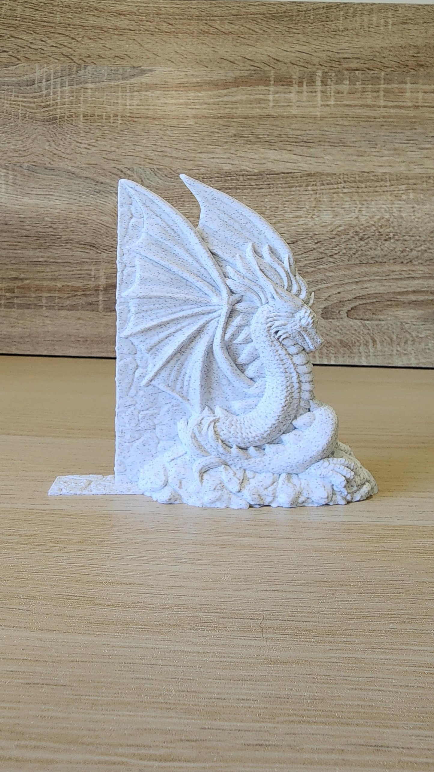 Majestic Dragon Bookends – Fantasy Home Decor, Unique Gifts for Book Lovers