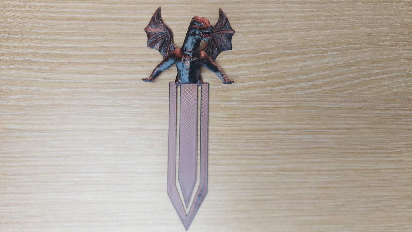 Dragon Bookmark – Fantasy Book Holder & Gift for Readers