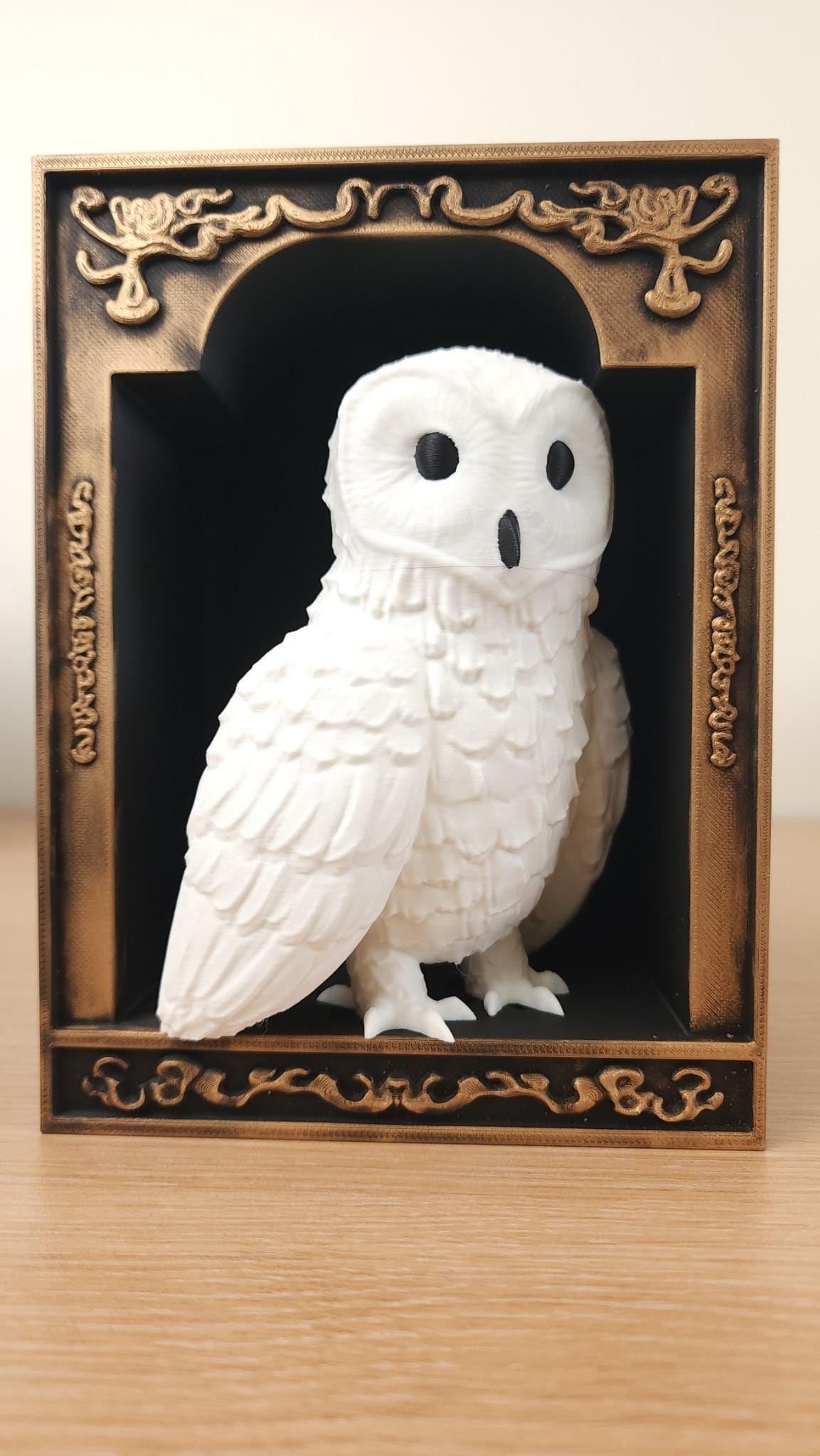 Owl Book Nook – Magical Bookshelf Insert with Framed Display Options