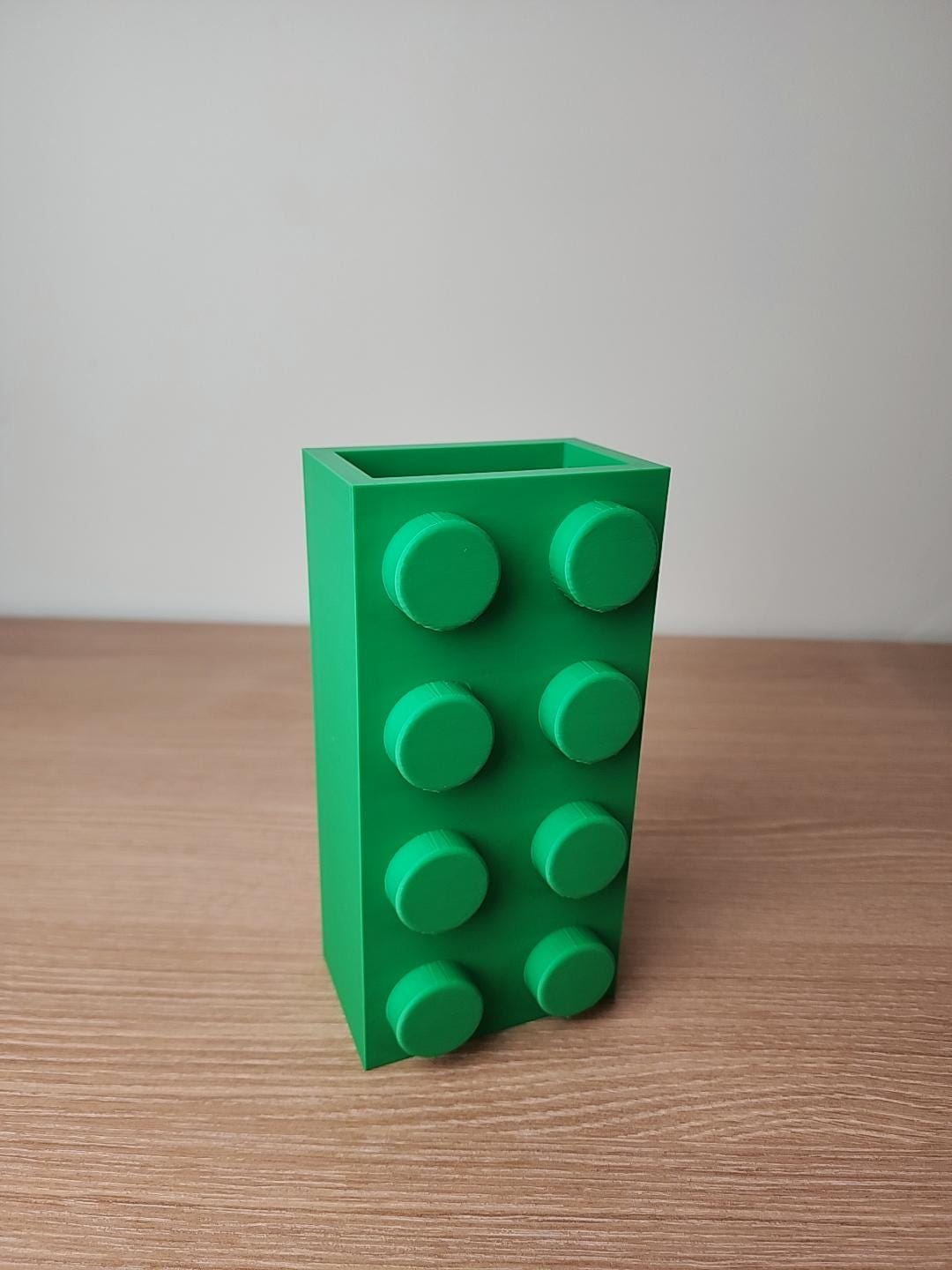 Brick-Inspired Vase for LEGO® Flower Sets – Multiple Colours