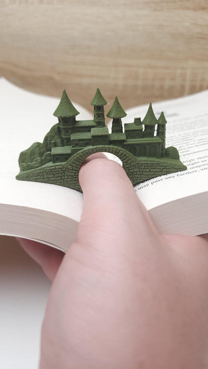 Castle Thumb Page Holder – Fantasy-Inspired Book Accessory