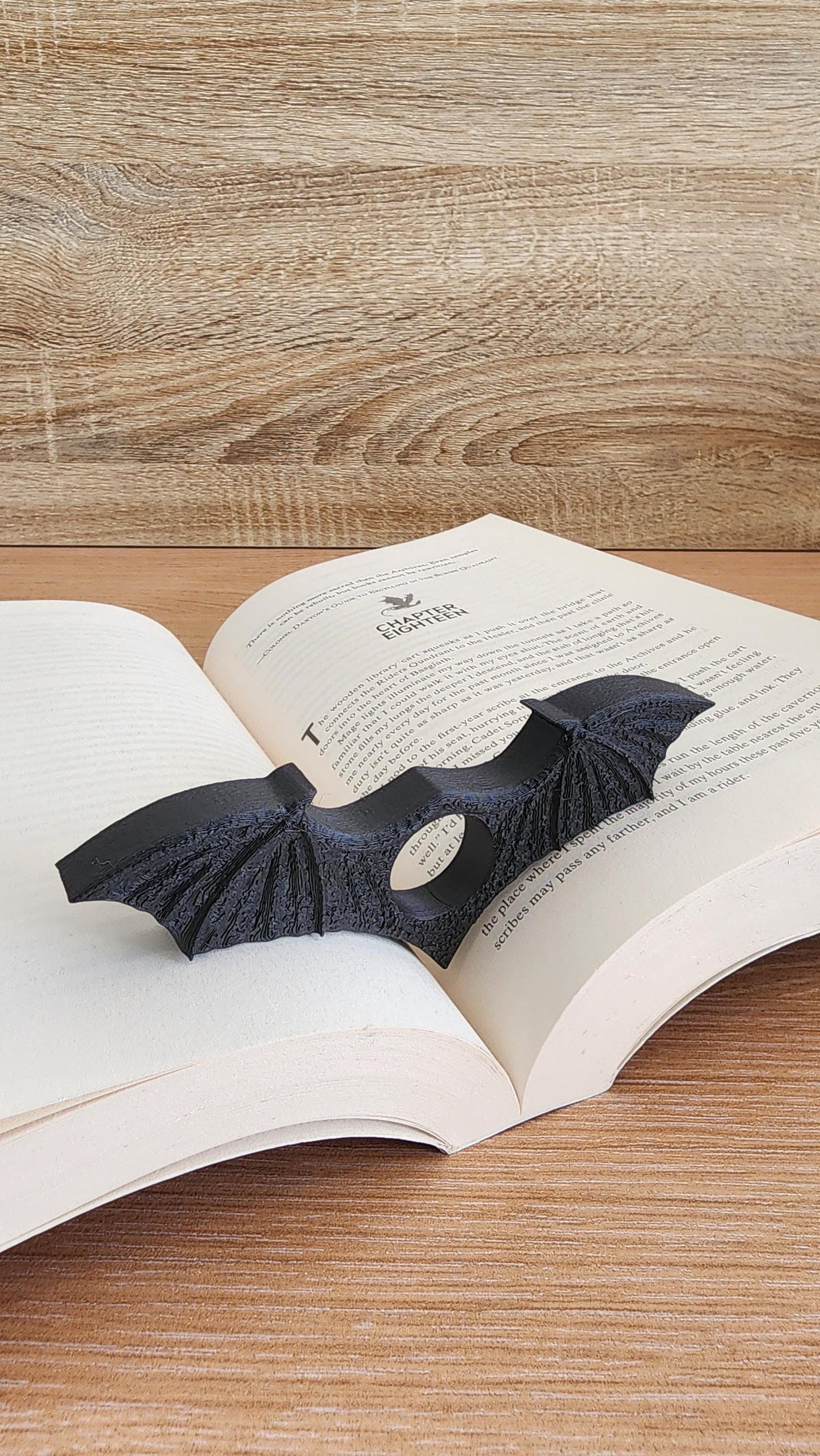 Winged Thumb Page Holder – Fantasy Reading Accessory