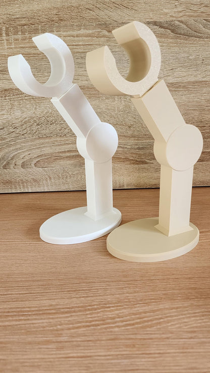 Minifig Droid and Minifig Skeleton - Inspired Headphone Stand | Unique Desk & Gaming Decor | Multiple Colours!