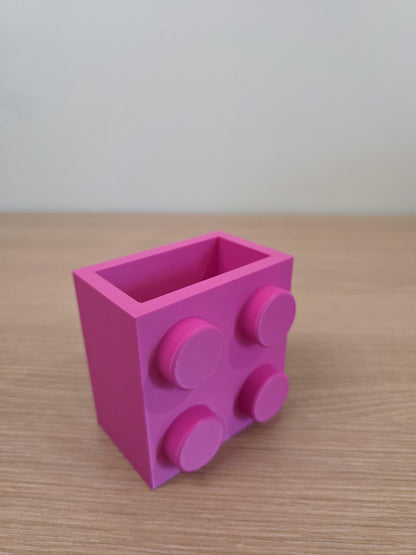 Brick-Inspired Pencil Holder / Desk Organizer
