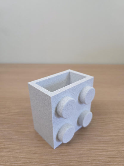 Brick-Inspired Pencil Holder / Desk Organizer