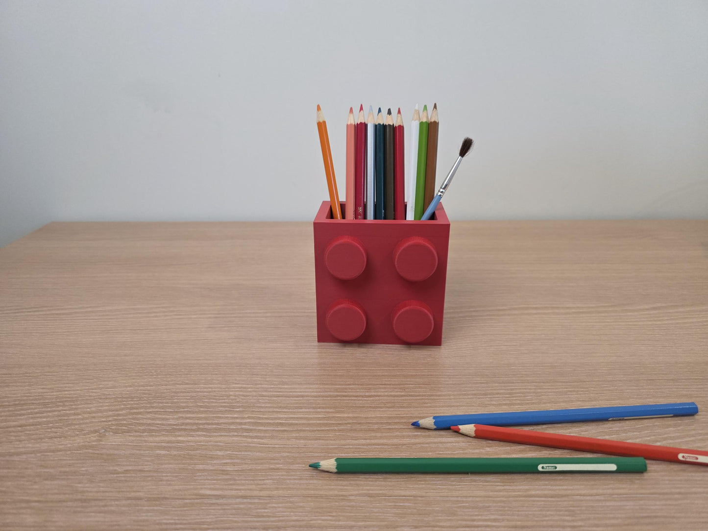 Brick-Inspired Pencil Holder / Desk Organizer